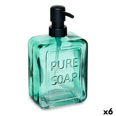 Zeepdispenser Berilo Pure Soap Groen Kristal 570 ml 10 x 18 x 6 cm (6 Stuks) Zeepdispenser Berilo Pure Soap Groen Kristal 570 ml 10 x 18 x 6 cm (6 Stuks)