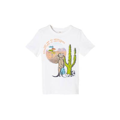 s.Oliver T-shirt met printopdruk wit s.Oliver T-shirt met printopdruk wit