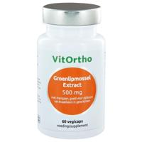 VitOrtho Groenlipmossel Extract 500mg Capsules 60st - thumbnail