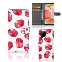Samsung Galaxy A42 5G | Book Cover | Pink Macarons - thumbnail