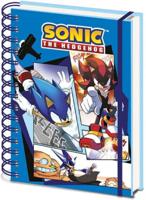 Sonic the Hedgehog A5 3D Notebook - Comic Strip Jump Out - thumbnail