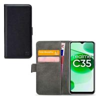 Mobilize Classic Gelly Wallet Book Case realme C35/Narzo 50A Prime Black - thumbnail