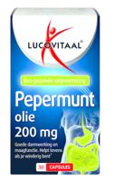 Lucovitaal Pepermunt Olie 200mg 30Capsules - thumbnail