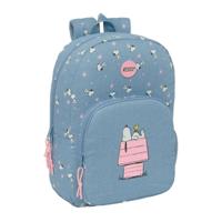 Schoolrugzak Snoopy Denim 30 x 46 x 14 cm - thumbnail