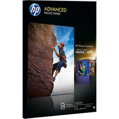 HP Advanced fotopapier ft A4, 250 g, pak van 25 vel, glanzend HP Advanced fotopapier ft A4, 250 g, pak van 25 vel, glanzend