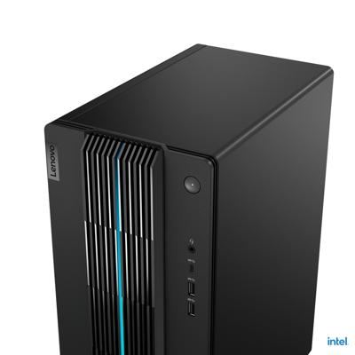 Lenovo LOQ Gaming Desktop-PC (Intel Core i7-13700F, 2x 16GB RAM, 1TB SSHD-geheugen, Nvidia GeForce RTX 4060 8GB GDDR6, USB-toetsenbord en muis, Windows 11), Raven Black