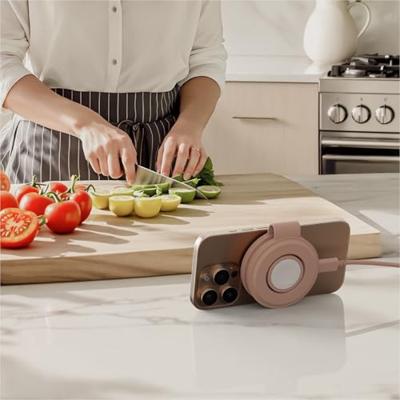 Satechi OntheGo 2-in-1 wireless oplader (15W) - Desert Rose