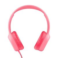 Trust Nouna Hoofdtelefoon met Kabel voor Kinderen 4-10 Jaar met Volumebegrenzing (85dB), On Ear Opvouwbare Headphones met In-line Microfoon en Stickers, Jack 3.5mm, voor Switch, Tablet, Muziek, Roze - thumbnail