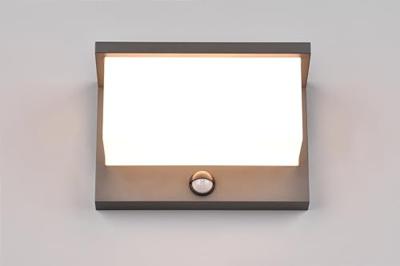 Trio WandlampNestos antraciet met sensor - 240969142