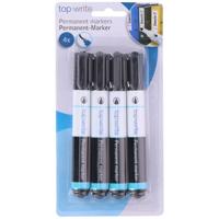 Top Write permanent markers zwart - thumbnail
