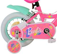 Barbie kinderfiets - meisjes - 12 inch - roze - twee handremmen - thumbnail