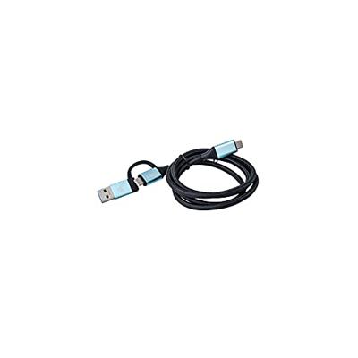 Kabel USB C i-Tec C31USBCACBL Blauw Zwart Zwart/Blauw 1 m Kabel USB C i-Tec C31USBCACBL Blauw Zwart Zwart/Blauw 1 m