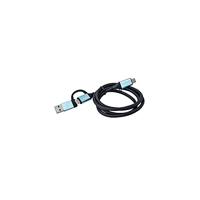 Kabel USB C i-Tec C31USBCACBL Blauw Zwart Zwart/Blauw 1 m - thumbnail