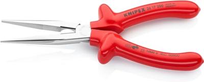 Knipex 26 17 200 Platte rondbektang VDE Recht Vanadium elektrostaal 200 mm