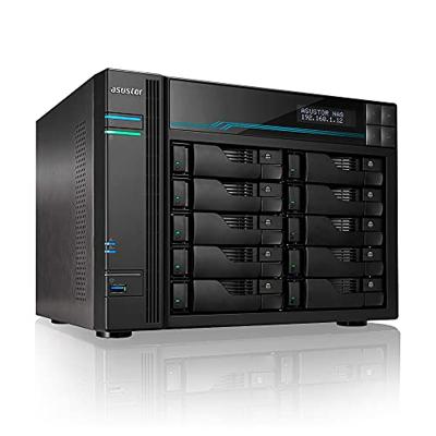 Asustor AS7110T data-opslag-server NAS Desktop Ethernet LAN Zwart
