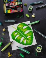 Viltstift stabilo pen 68/45 max bruin | 5 stuks - thumbnail