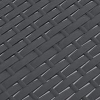 Tuintafel 58x58x41 cm PP antraciet - thumbnail