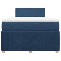 Boxspring met matras stof blauw 120x200 cm - thumbnail