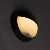 QAZQA Buitenwandlamp zwart incl. LED met bewegingssensor IP54 - - thumbnail