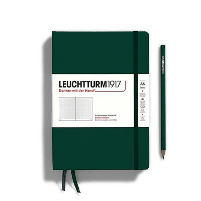 Leuchtturm Forest Green, Medium (A5), 251 p., dotted