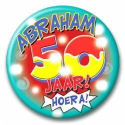 Paperdreams Button klein - abraham verkeersbord