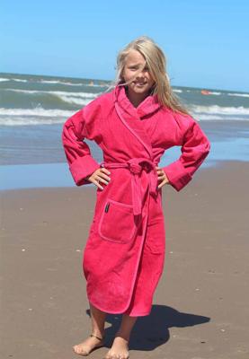 Kinderbadjas in diversen kleuren - aquablauw 8-10 jaar