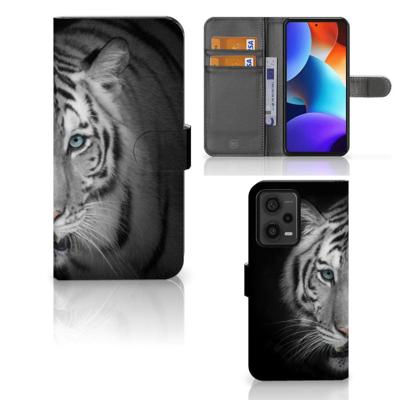 Xiaomi Redmi Note 12 Pro Plus | Telefoonhoesje | Met pasjeshouder | Tijger Xiaomi Redmi Note 12 Pro Plus | Telefoonhoesje | Met pasjeshouder | Tijger