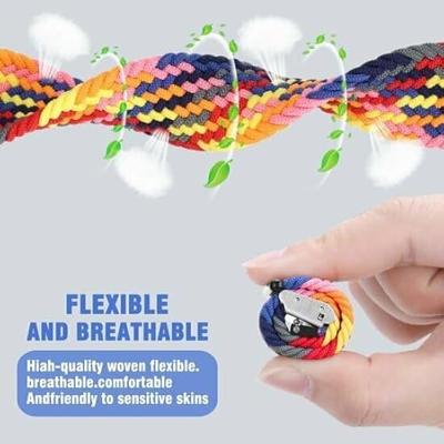 Braided nylon bandje - Blauw / groen gemêleerd - Xiaomi Redmi Watch 5 Active / Redmi Watch 5 Lite Braided nylon bandje - Blauw / groen gemêleerd - Xiaomi Redmi Watch 5 Active / Redmi Watch 5 Lite