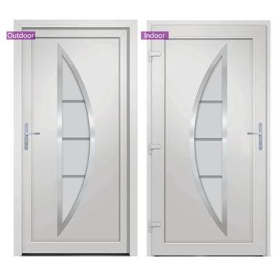 Voordeur 88x200 cm PVC wit - thumbnail