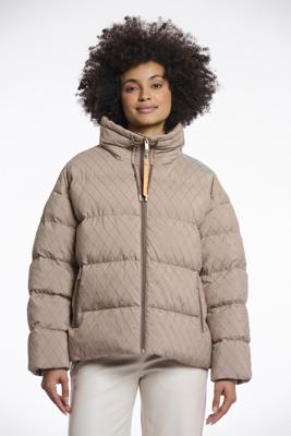 Rino & Pelle Audry.7002512 Structure Padded Jacket Winterjassen 10868 Toffee