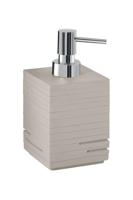 Zeepdispenser Sapho Quadrotto Vrijstaand 430 ML Polyresin Beige Sapho - thumbnail