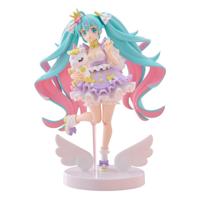 Hatsune Miku Tenitol PVC Statue Hatsune Miku Yumekawa Princess Lavender Ver. 21 cm - thumbnail