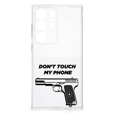 Samsung Galaxy S24 Ultra Silicone-hoesje Pistol DTMP Samsung Galaxy S24 Ultra Silicone-hoesje Pistol DTMP