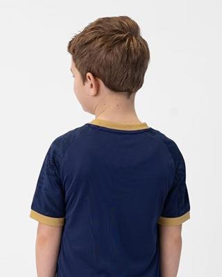 JAKO 4224K Shirt Iconic Km Kids - Navy/Marine/Goud - 116