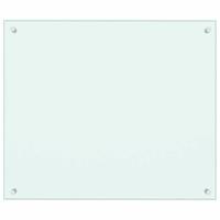 VidaXL Spatschermen keuken 2 st 70x60 cm gehard glas wit - thumbnail