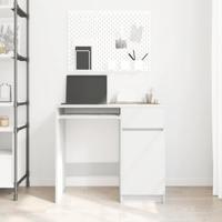 Bureau 86x49x76 cm spaanplaat wit - thumbnail