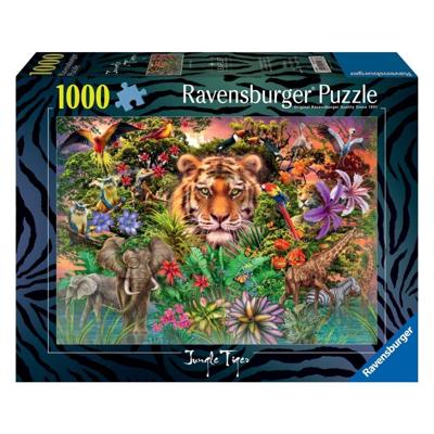 Ravensburger Legpuzzel jungle tiger, 1000st.