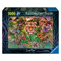 Ravensburger puzzel Jungle Tiger - 1000 stukjes - thumbnail