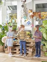 Ginger Ray slinger kerst holly goudkleurig 2 m | 20 stuks - thumbnail