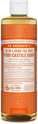 Dr. Bronner's Vloeibare zeep - pure castile - tea tree - 475 ml