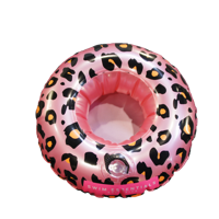 Opblaasbare Bekerhouder Panterprint Rosé Goud - thumbnail