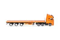 Herpa 318006 H0 Vrachtwagen Volvo FH GL 2020 Teletrailer-zadeltrein „Spedition Hollenshorst” (Nordrhein-Westfalen/Nottuln) - thumbnail