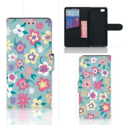 Huawei Ascend P8 Lite Hoesje Flower Power