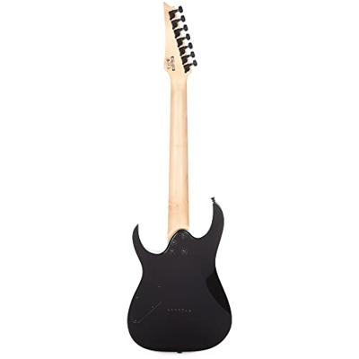 Ibanez GRG7221QA-TKS Gio Transparent Black Sunburst 7-snarig - thumbnail