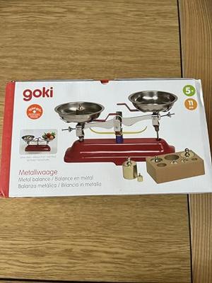 Goki weegschaal + gewichten
