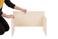 TRIXIE NATURA KONIJNENHOK XL MET ISOLATIE GRIJS 120X94X98 CM - thumbnail