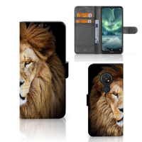 Nokia 7.2 | Nokia 6.2 | Telefoonhoesje | Met pasjeshouder | Leeuw - thumbnail