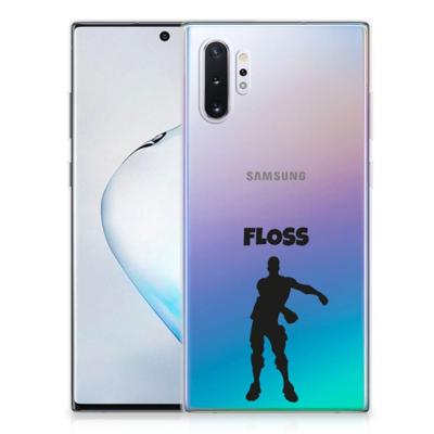 Samsung Galaxy Note 10 Plus Telefoonhoesje met Naam Floss Samsung Galaxy Note 10 Plus Telefoonhoesje met Naam Floss