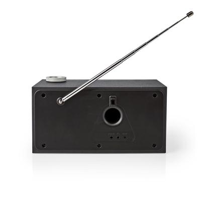 Internetradio | Tafelmodel | Bluetooth® / Wi-Fi | FM / Internet | 2.4 " | Kleurenscherm | 18 W | Afstandbestuurbaar | App-gestuurd | Koptelefoonoutput | Wekker | Slaaptimer | Zwart