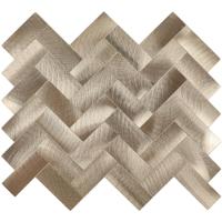 Zelfklevende Gouden Visgraat Mozaïektegels - thumbnail